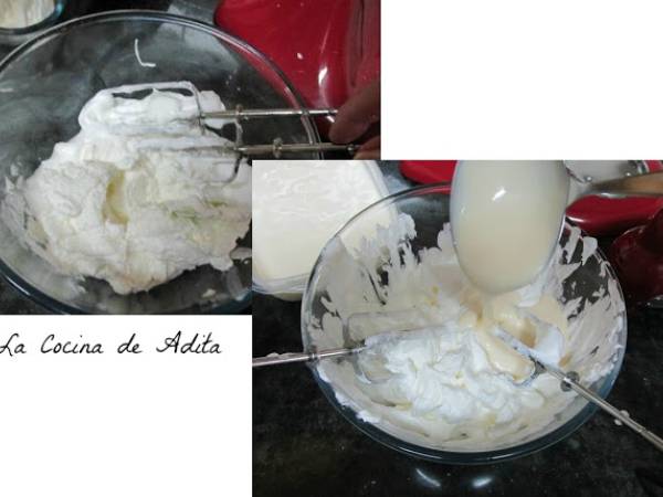 Helado de nueces caramelizadas - Preparación paso 6