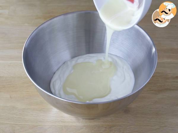 Helado de yogur y frambuesa - Preparación paso 2