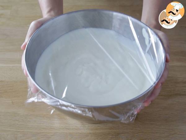 Helado de yogur y frambuesa - Preparación paso 4