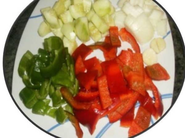 Gazpacho macerado - Preparación paso 1