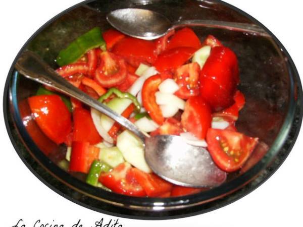 Gazpacho macerado - Preparación paso 2