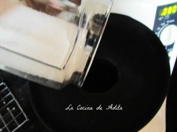 Helado de piñones - Preparación paso 1