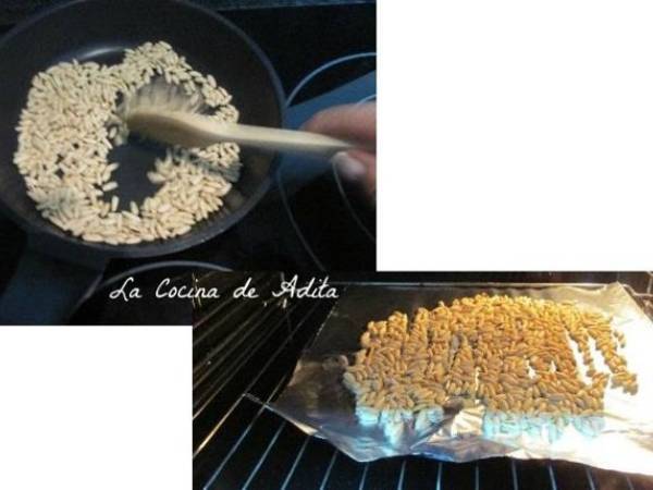 Helado de piñones - Preparación paso 4