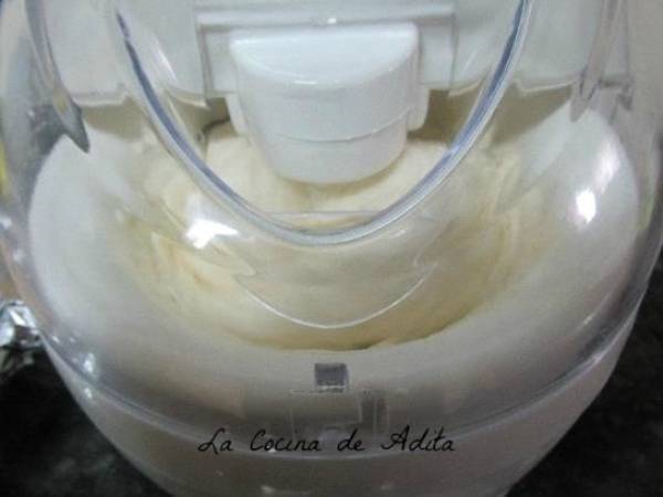 Helado de piñones - Preparación paso 7