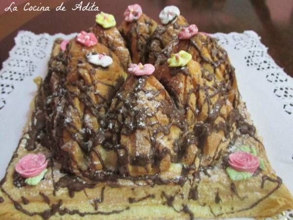 Dos bizcochos en uno, de fécula de patatas - Preparación paso 11