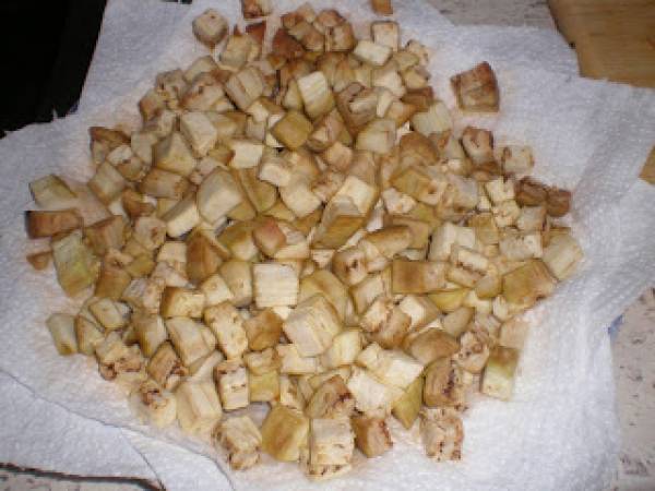 Ciambotta, guiso italiano de verduras - Preparación paso 1