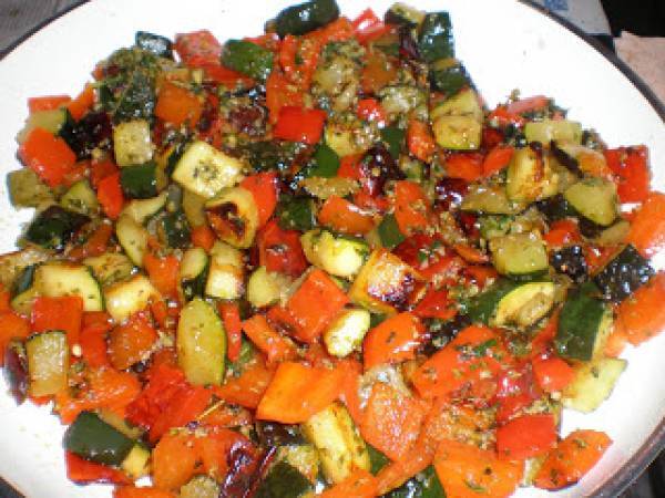 Ciambotta, guiso italiano de verduras - Preparación paso 7