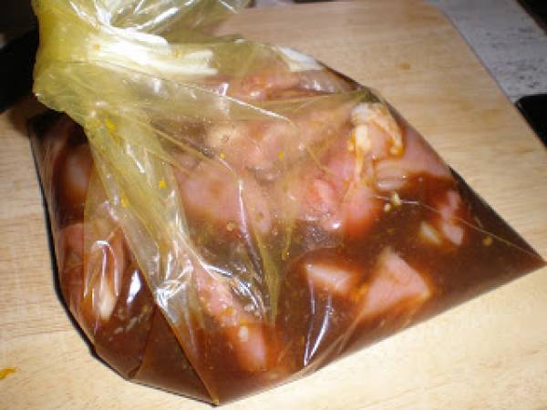 Pollo chino a la naranja al horno - Preparación paso 3