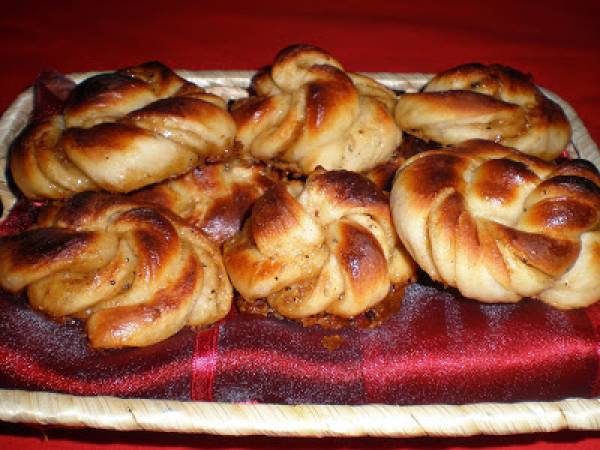 Bollitos suecos de cardamomo en Panificadora - Preparación paso 4