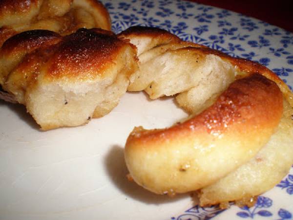 Bollitos suecos de cardamomo en Panificadora - Preparación paso 5
