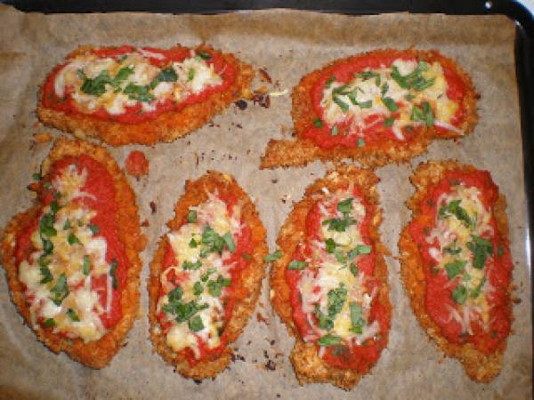 Pollo a la parmesana bajo en calorías - Preparación paso 6