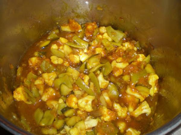 Piccalilli, encurtido de verduras - Preparación paso 7