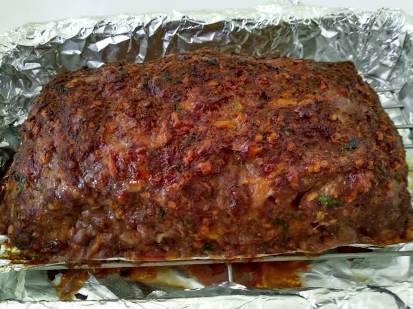 MEATLOAF {PASTEL DE CARNE, RECETA TRADICIONAL AMERICANA} - Preparación paso 14