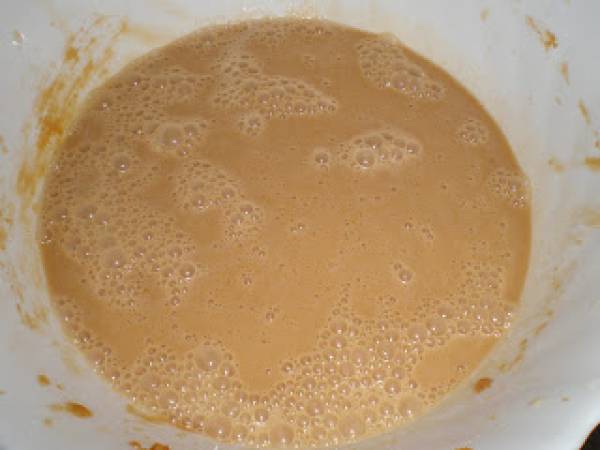 Muffins de mantequilla de cacahuete y chips de chocolate - Preparación paso 1