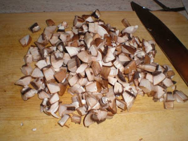 Espaguetis con ragout de setas portobello - Preparación paso 3
