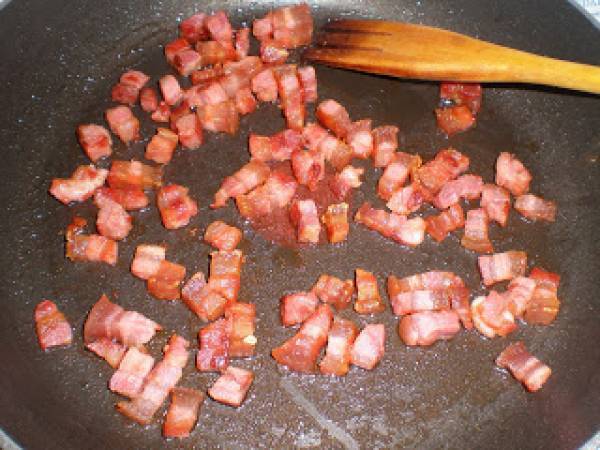 Espaguetis con ragout de setas portobello - Preparación paso 4