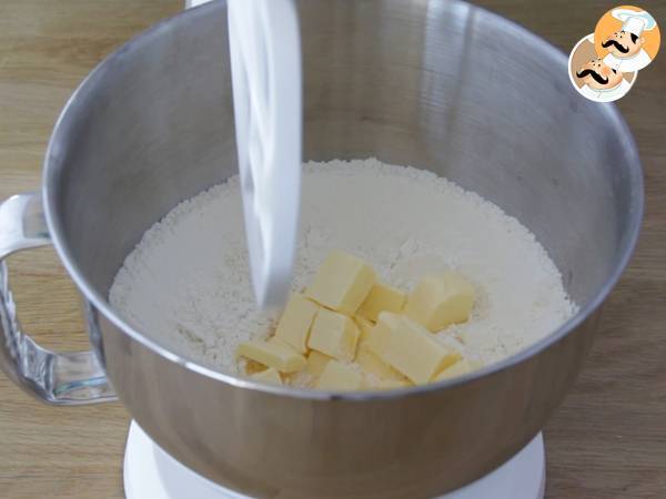 Masa Sablé para tartaletas y galletas - Preparación paso 2