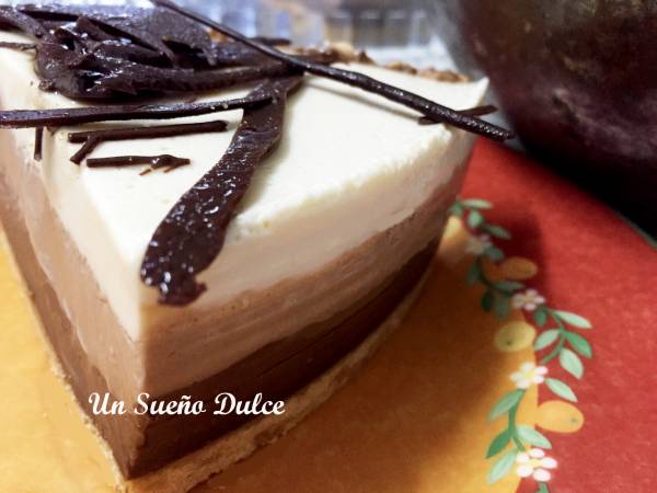 Tarta tres chocolates con Thermomix - Preparación paso 6