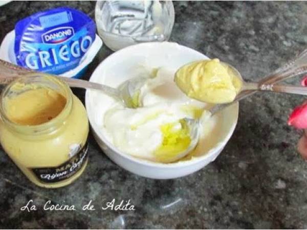 Ensalada con pitaya roja - Preparación paso 2