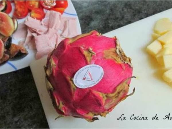 Ensalada con pitaya roja - Preparación paso 3