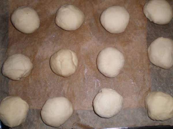 Panecillos tigre con cobertura crocante - Preparación paso 3