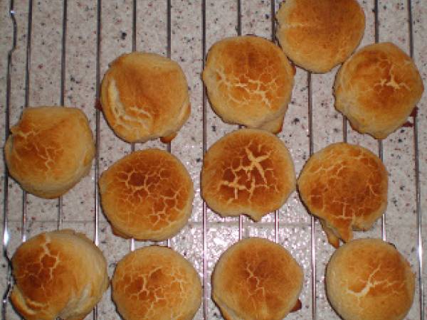 Panecillos tigre con cobertura crocante - Preparación paso 6