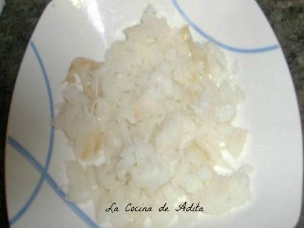 Croquetas cremosas de bacalao - Preparación paso 1