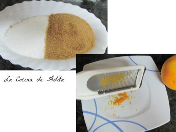 Crujientes de naranja - Preparación paso 1