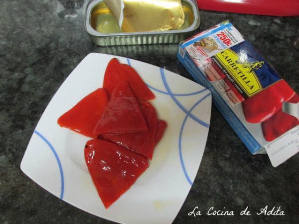 Mermelada de pimientos del piquillo - Preparación paso 1