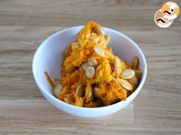Pipas de calabaza tostadas - Preparación paso 1