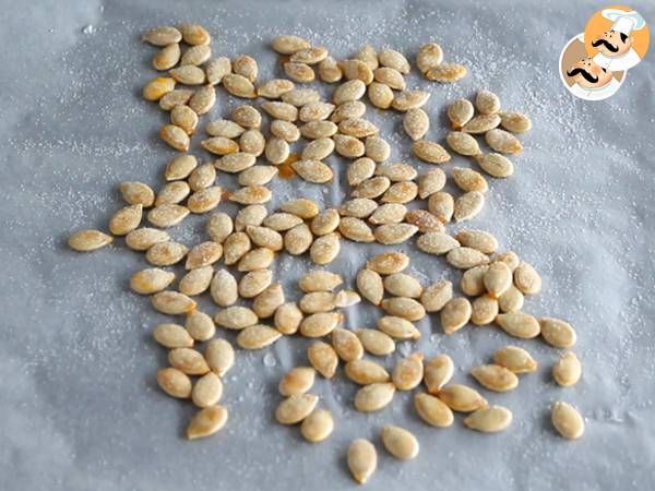 Pipas de calabaza tostadas - Preparación paso 5