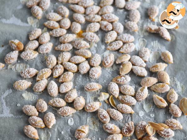 Pipas de calabaza tostadas - Preparación paso 6
