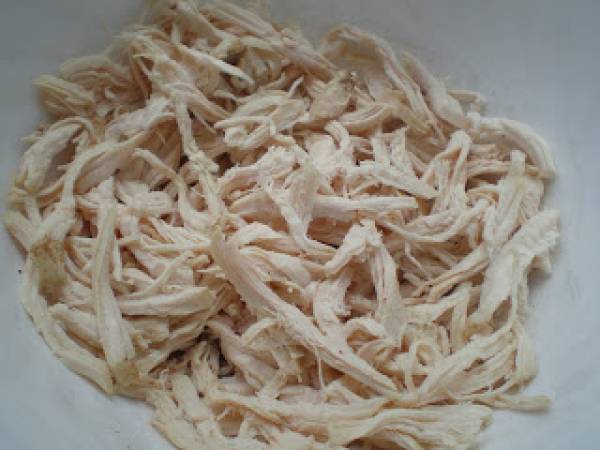 Sopa azteca tradicional mejicana - Preparación paso 1