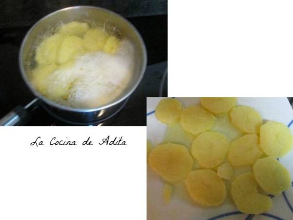 Ensalada con vieiras y huevo a la plancha - Preparación paso 1