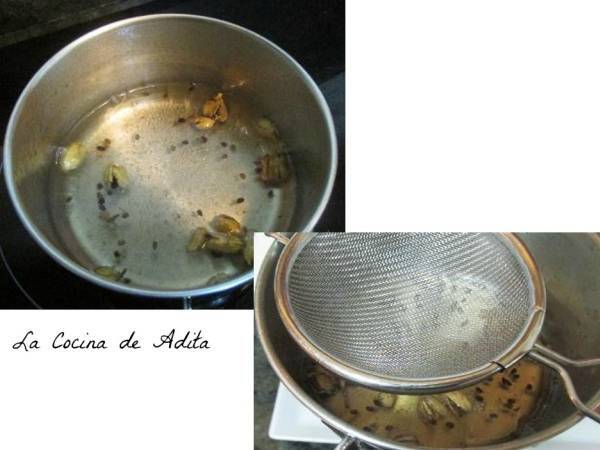 Piña y sandia caramelizada - Preparación paso 3