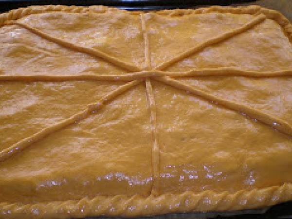 Empanada de pollo con masa en panificadora - Preparación paso 5