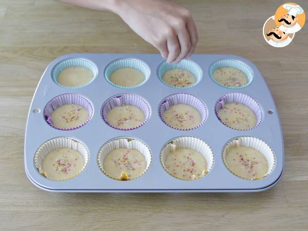 Cupcakes Monstruos Halloween - Preparación paso 4