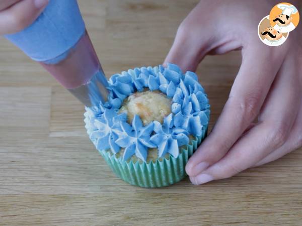 Cupcakes Monstruos Halloween - Preparación paso 13