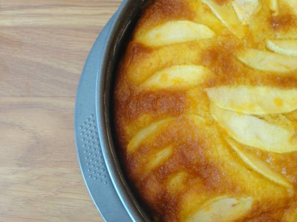 Tarta de Manzana con almibar - Preparación paso 1
