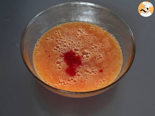 Cocktail sangriento Halloween, sin alcohol y para compartir - Preparación paso 2