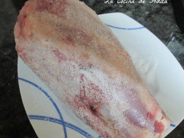 Jarrete, como Santi Santamaría - Preparación paso 1