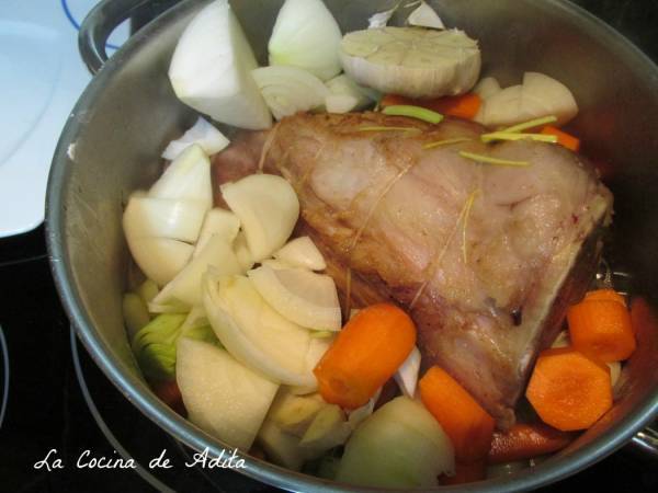 Jarrete, como Santi Santamaría - Preparación paso 3