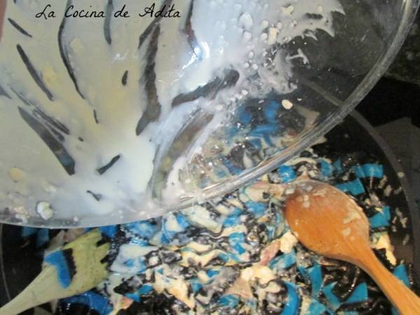 Lazos Piemontese, a la carbonara - Preparación paso 6