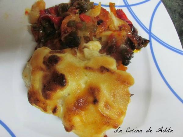 Merluza gratinada con alioli - Preparación paso 5