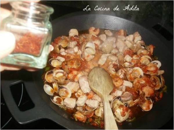 Fideua, de la cocina de Adita - Preparación paso 4