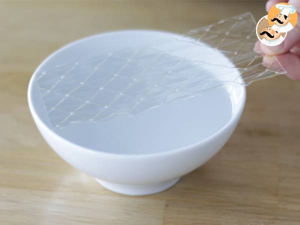 Mousse cremoso de Chocolate sin huevos, sin gluten - Preparación paso 1