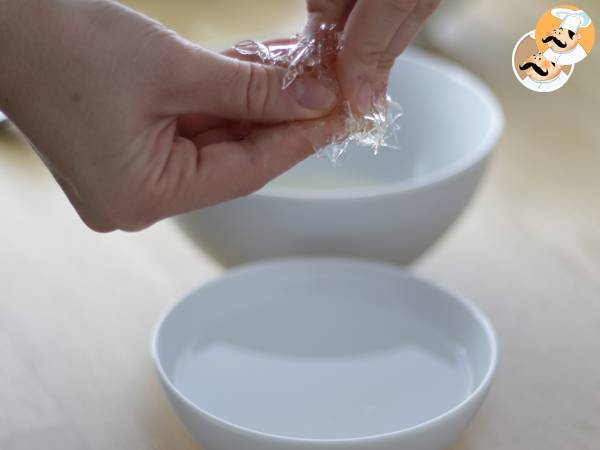 Mousse cremoso de Chocolate sin huevos, sin gluten - Preparación paso 3