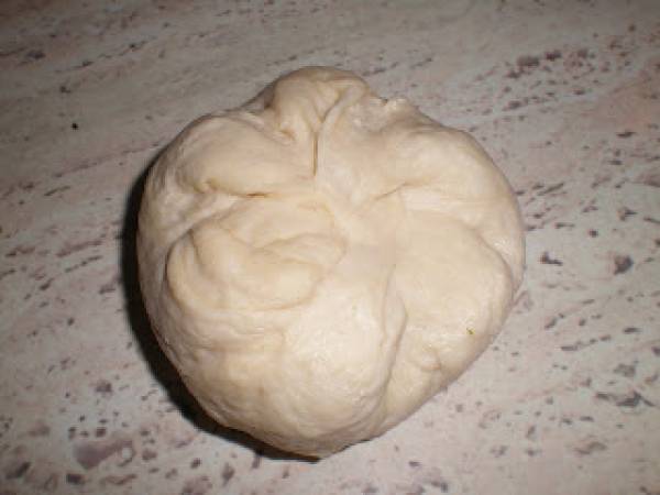 Naan, pan indio en panificadora y sartén - Preparación paso 1