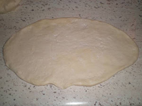 Naan, pan indio en panificadora y sartén - Preparación paso 2