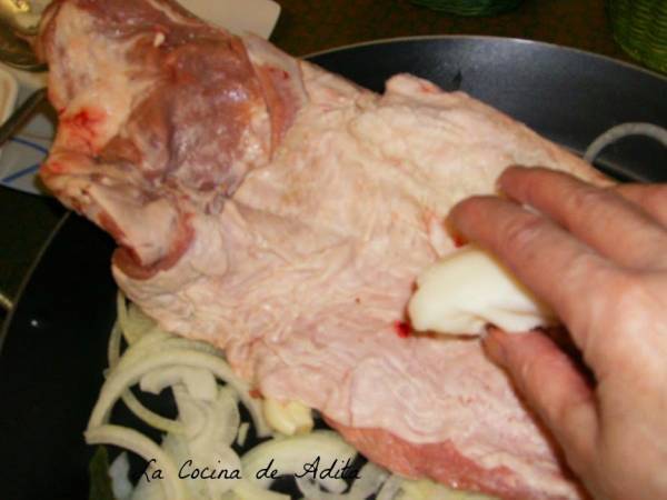 Cordero lechal al romero - Preparación paso 1